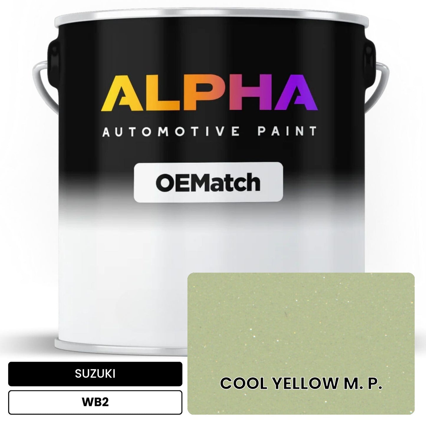 SUZUKI COOL YELLOW M. P. WB2 OEMatch Basecoat