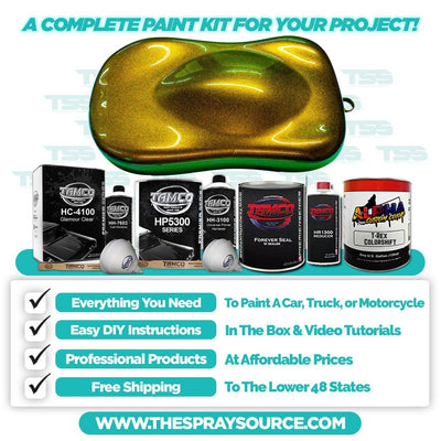 T-Rex Colorshift Car Kit (Black Ground Coat) - The Spray Source - Alpha Pigments