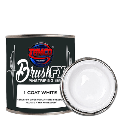 Tamco 1 Coat White Brush FX Pinstriping Series - The Spray Source - Tamco Paint