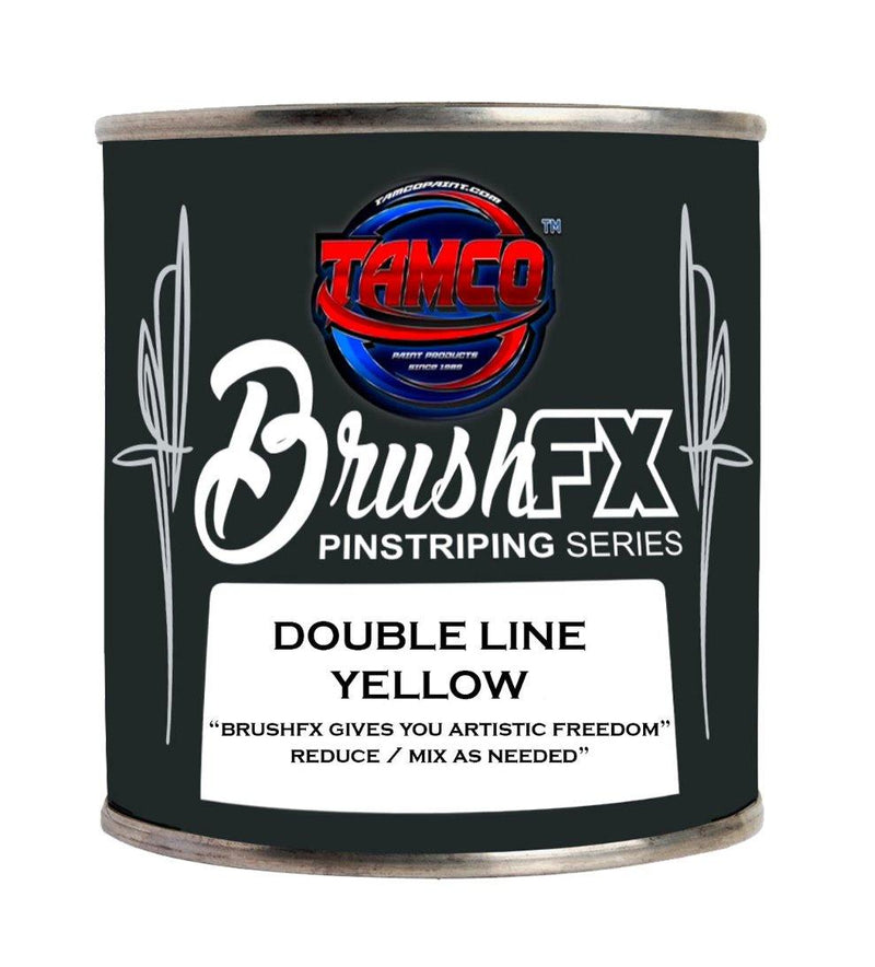 Tamco Double Line Yellow Brush FX Pinstriping Series - The Spray Source - Tamco Paint