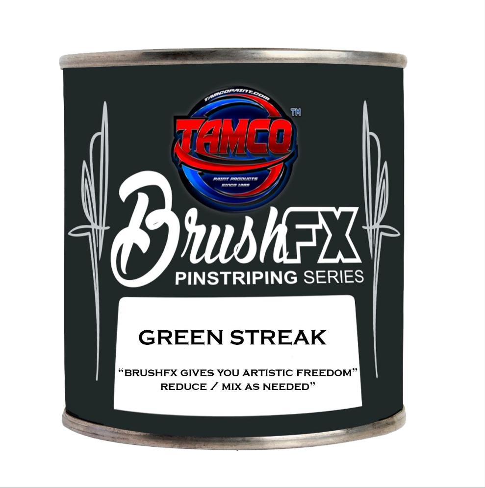 Tamco Green Streak Brush FX Pinstriping Series - The Spray Source - Tamco Paint