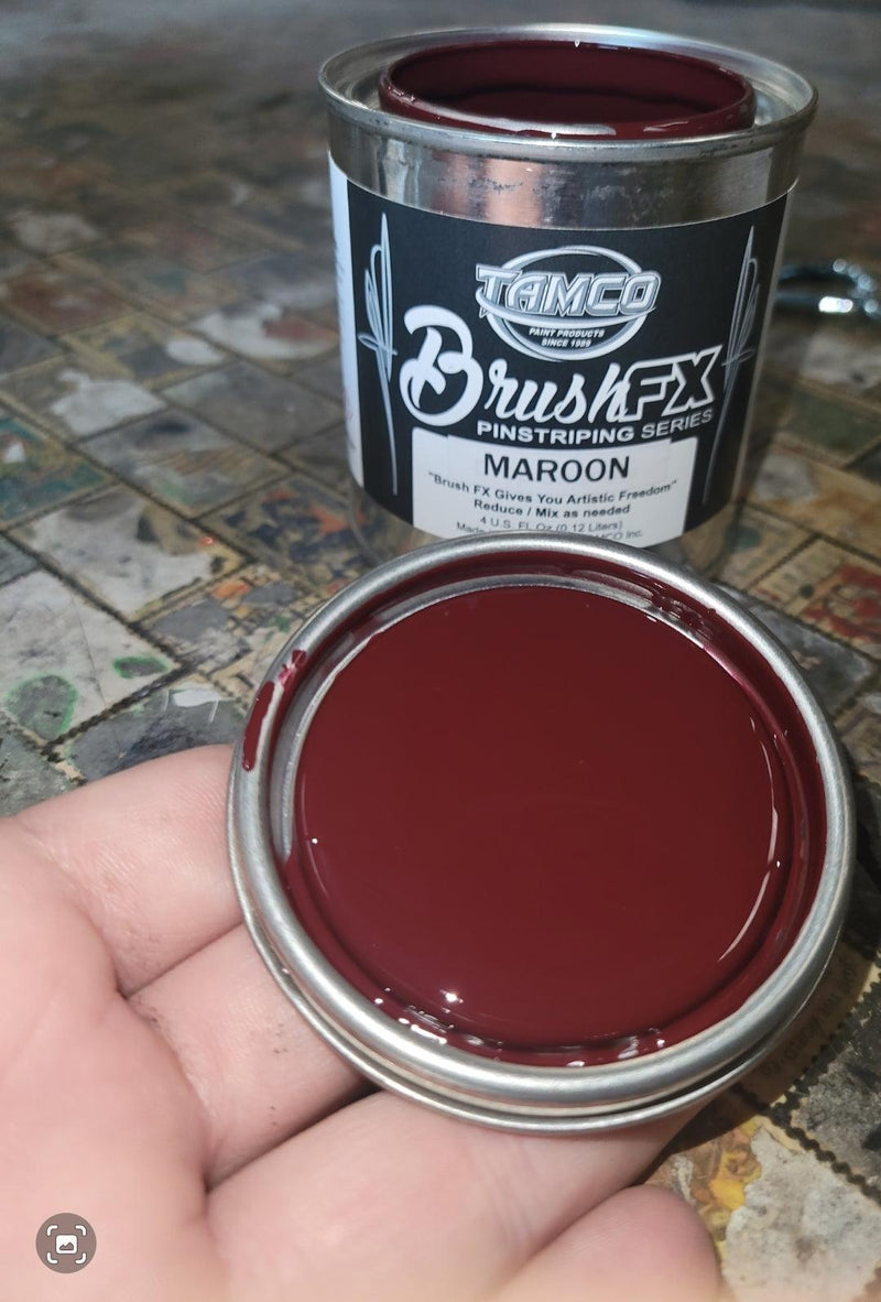Tamco Maroon Brush FX Pinstriping Series - The Spray Source - Tamco Paint