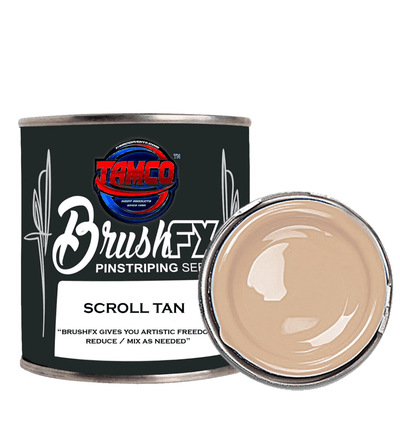 Tamco Scroll Tan Brush FX Pinstriping Series - The Spray Source - Tamco Paint