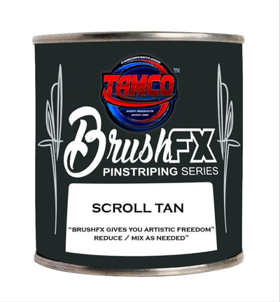 Tamco Scroll Tan Brush FX Pinstriping Series - The Spray Source - Tamco Paint