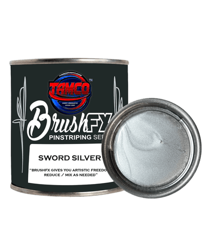 Tamco Sword Silver Brush FX Pinstriping Series - The Spray Source - Tamco Paint