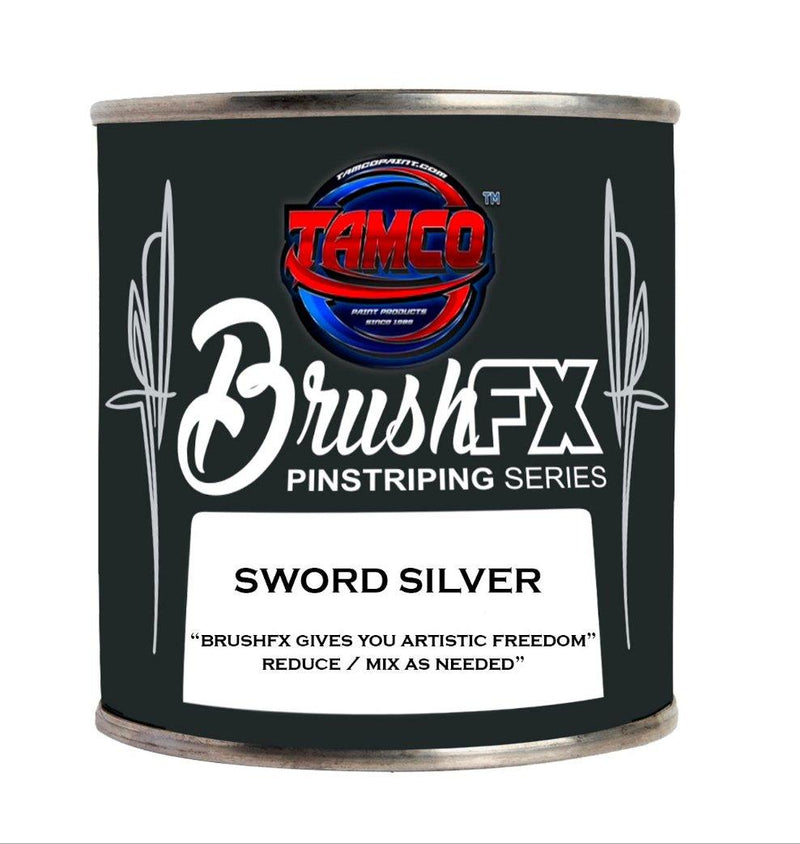 Tamco Sword Silver Brush FX Pinstriping Series - The Spray Source - Tamco Paint