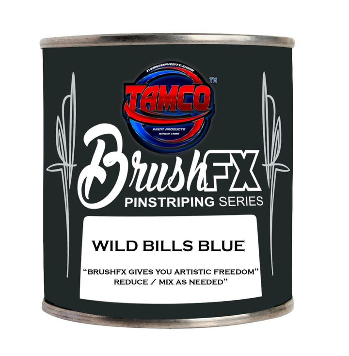 Tamco Wild Bills Blue Brush FX Pinstriping Series - The Spray Source - Tamco Paint