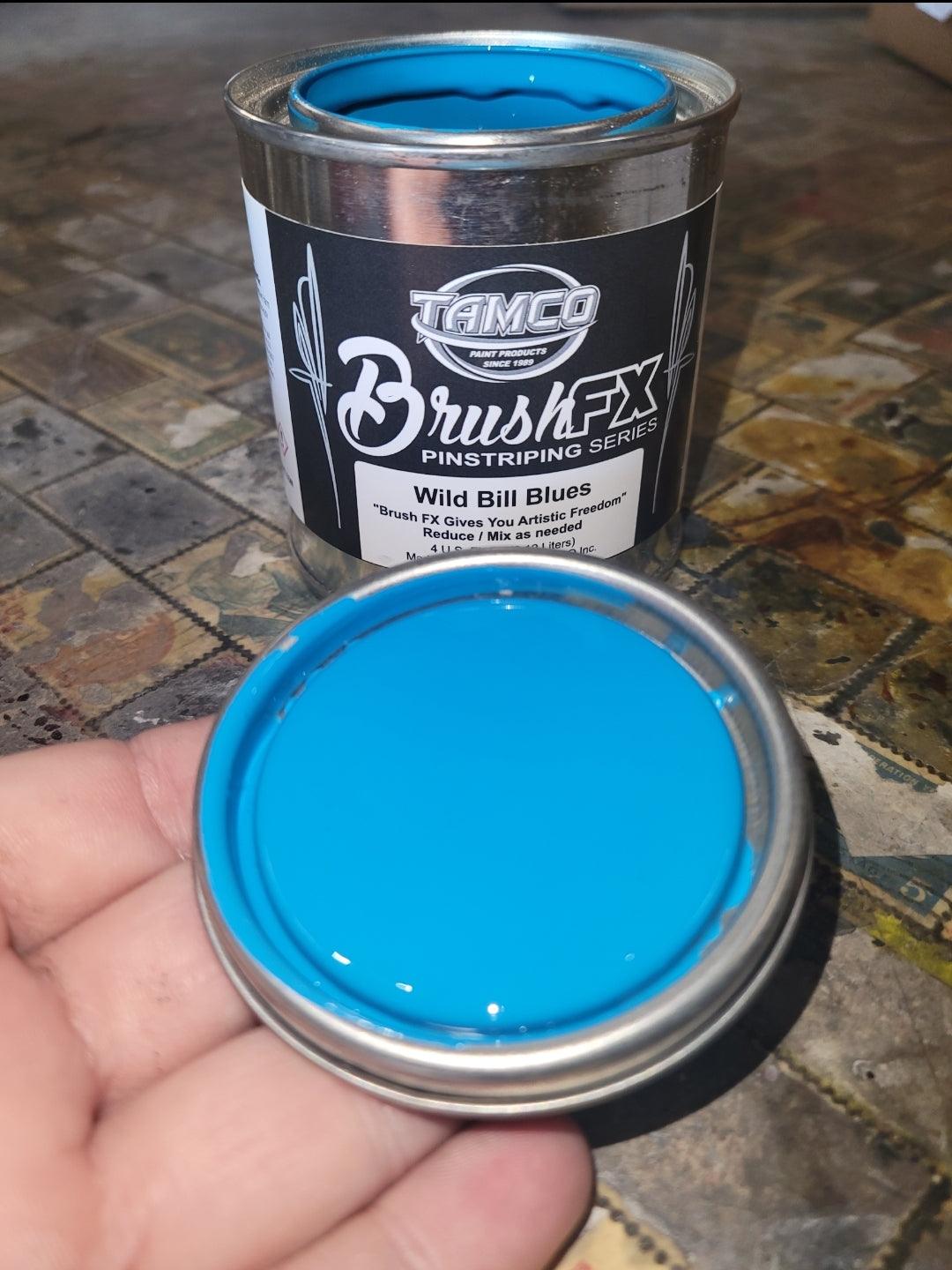 Tamco Wild Bills Blue Brush FX Pinstriping Series - The Spray Source - Tamco Paint