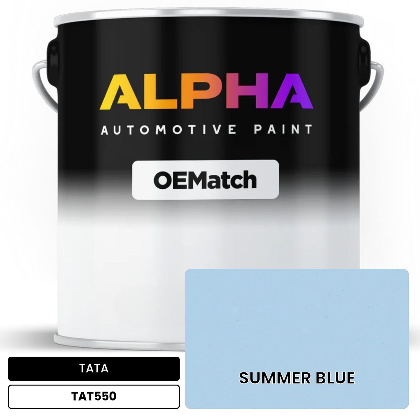 TATA SUMMER BLUE TAT550 OEMatch Basecoat