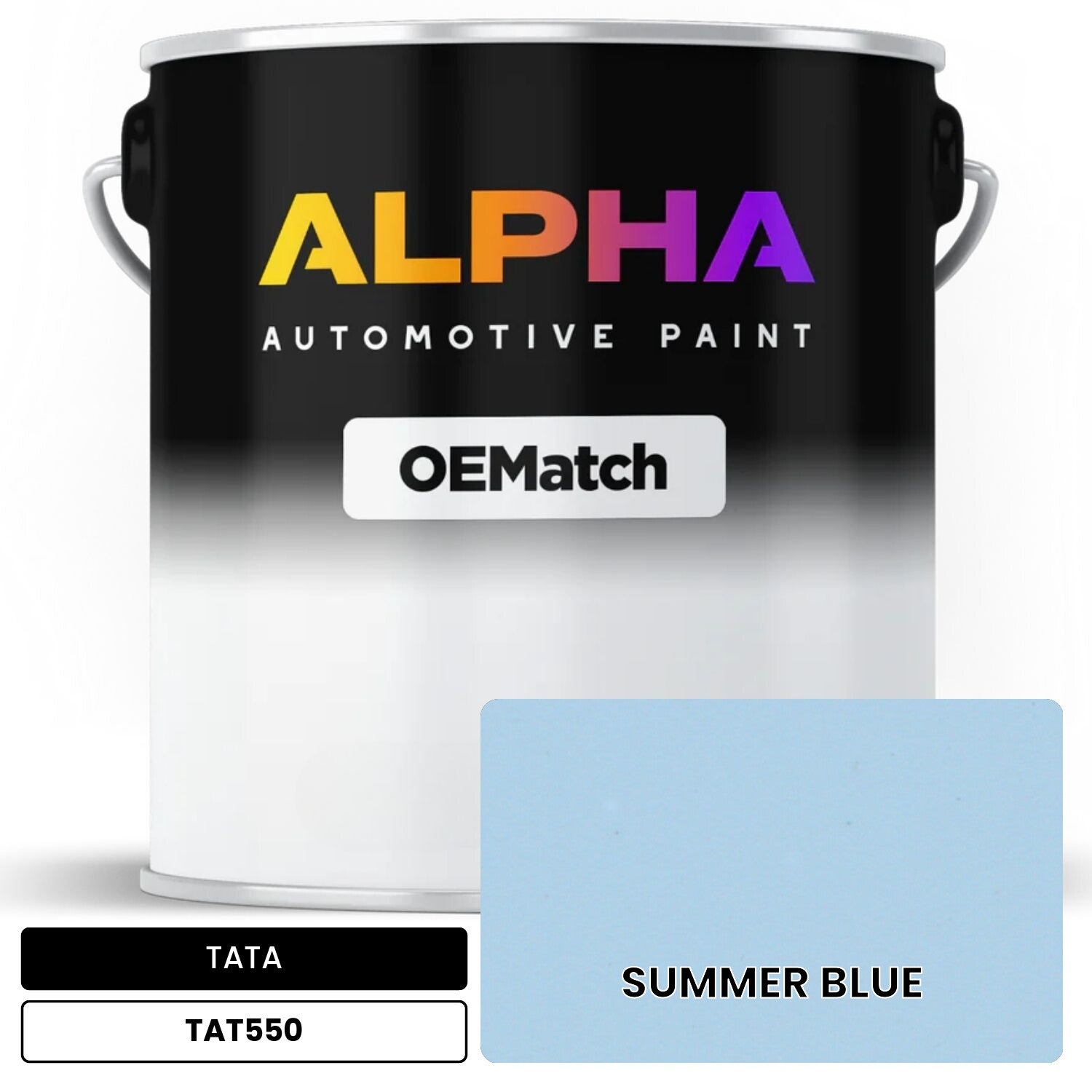TATA SUMMER BLUE TAT550 OEMatch Basecoat