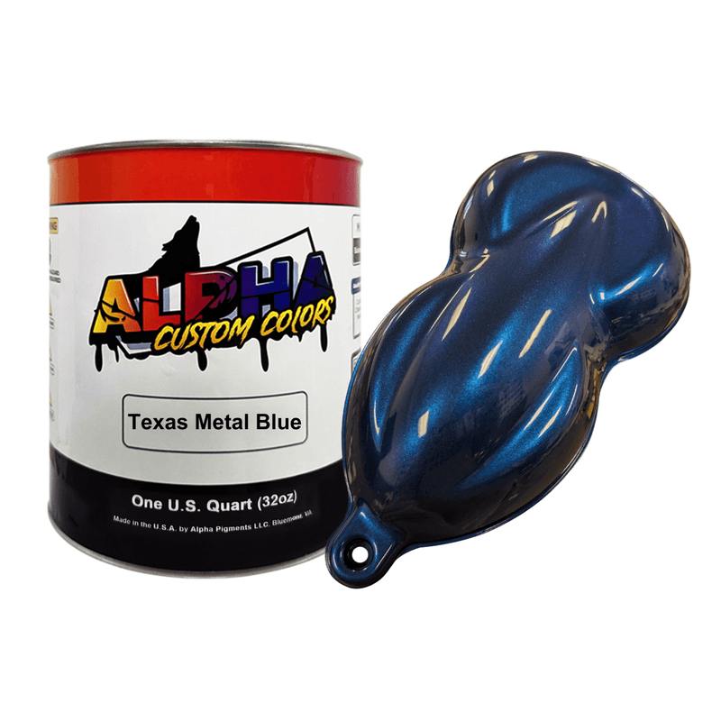 Texas Metal Blue Basecoat - The Spray Source - Alpha Pigments