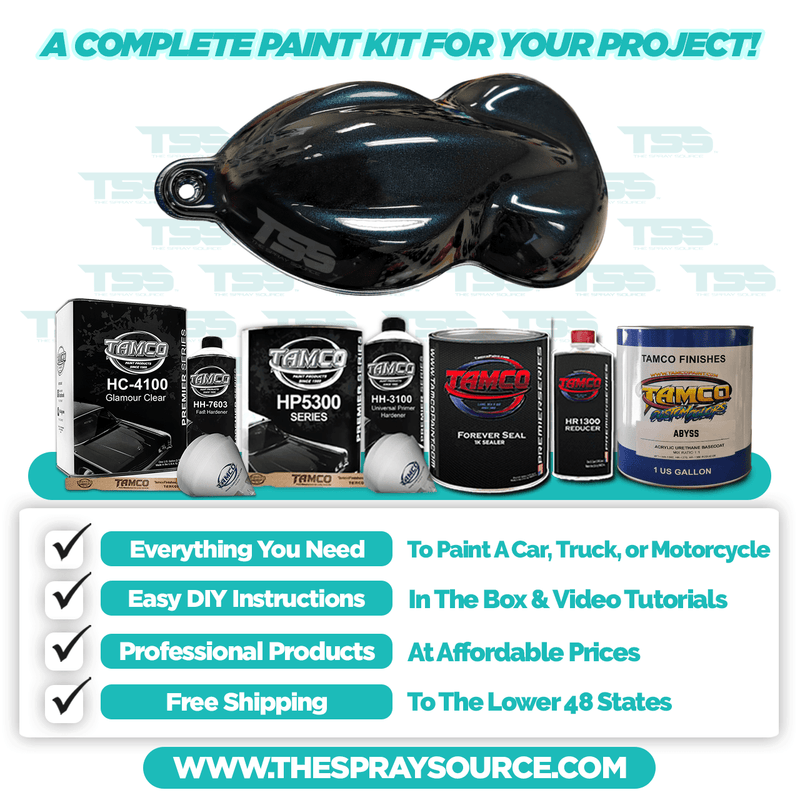 The Abyss Candy Pearl Car Kit (Black Ground Coat) - The Spray Source - Tamco Paint