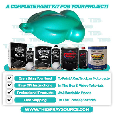 Throwback Grabber Green Medium Car Kit (White Ground Coat) - The Spray Source - Tamco Paint