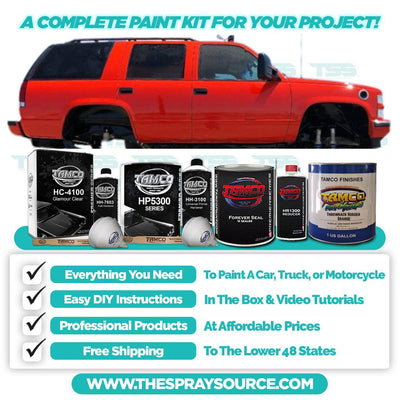 Throwback Hugger Orange Car Kit (White Ground Coat) - The Spray Source - Tamco Paint