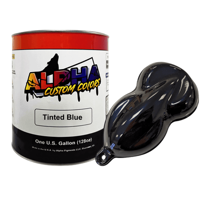 Tinted Blue Paint Basecoat - The Spray Source - Alpha Pigments
