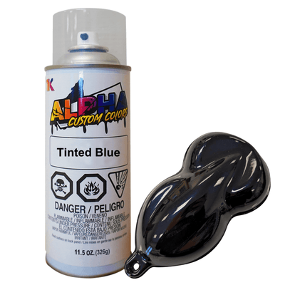 Tinted Blue Spray Can Midcoat - The Spray Source - Alpha Pigments
