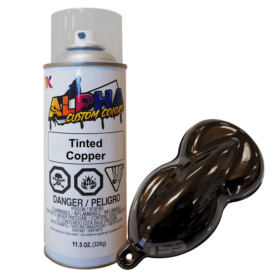 Tinted Copper Spray Can Midcoat - The Spray Source - Alpha Pigments