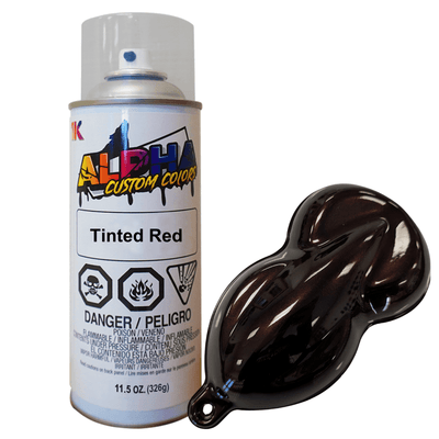 Tinted Red Spray Can Midcoat - The Spray Source - Alpha Pigments