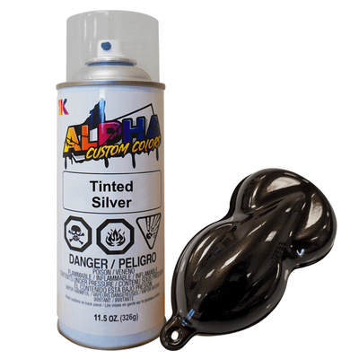 Tinted Silver Spray Can Midcoat - The Spray Source - Alpha Pigments