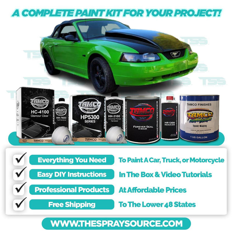 Toxic Waste Large Car Kit (White Ground Coat) - The Spray Source - Tamco Paint