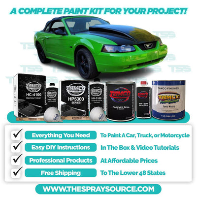 Toxic Waste Medium Car Kit (White Ground Coat) - The Spray Source - Tamco Paint