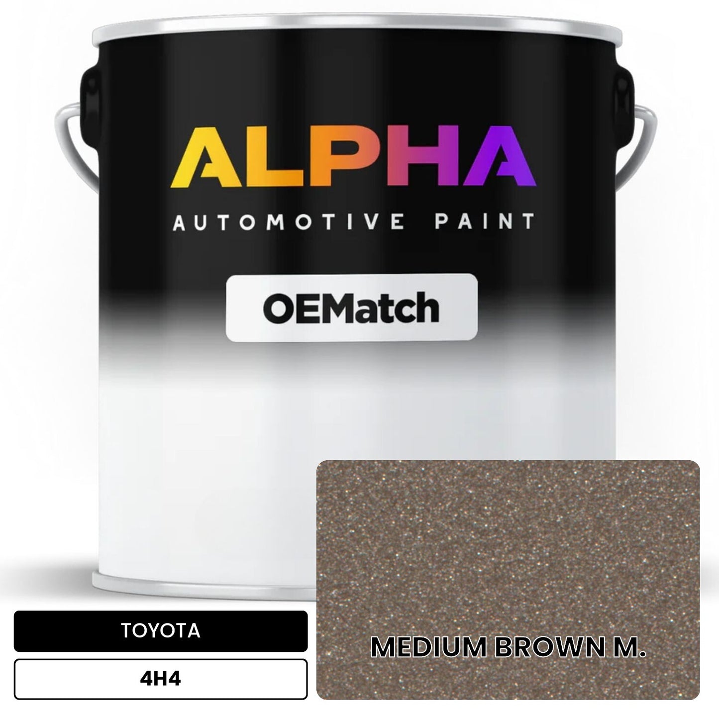TOYOTA MEDIUM BROWN M. 4H4 OEMatch Basecoat