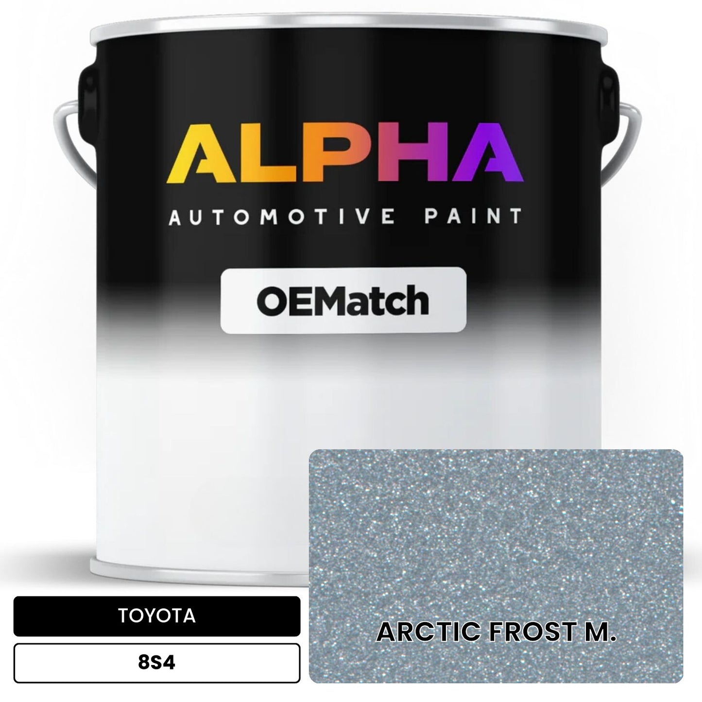TOYOTA ARCTIC FROST M. 8S4 OEMatch Basecoat