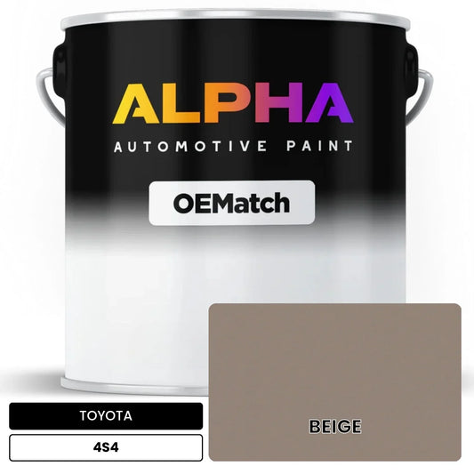 TOYOTA BEIGE 4S4 OEMatch Basecoat