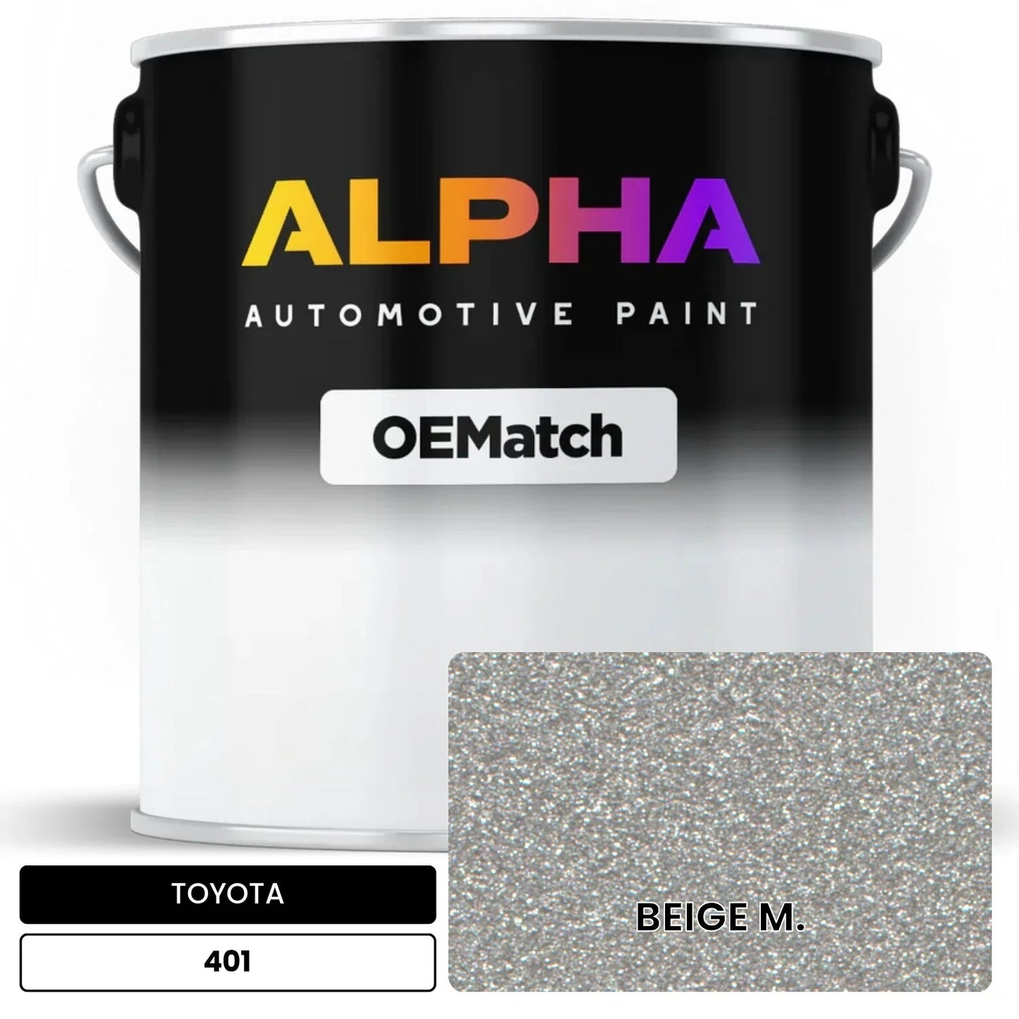 TOYOTA BEIGE M. 401 OEMatch Basecoat