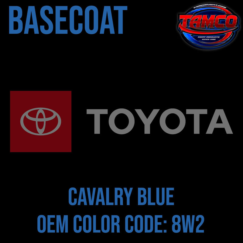 Toyota Cavalry Blue | 8W2 | 2011-2023 | OEM Basecoat - The Spray Source - Tamco Paint Manufacturing