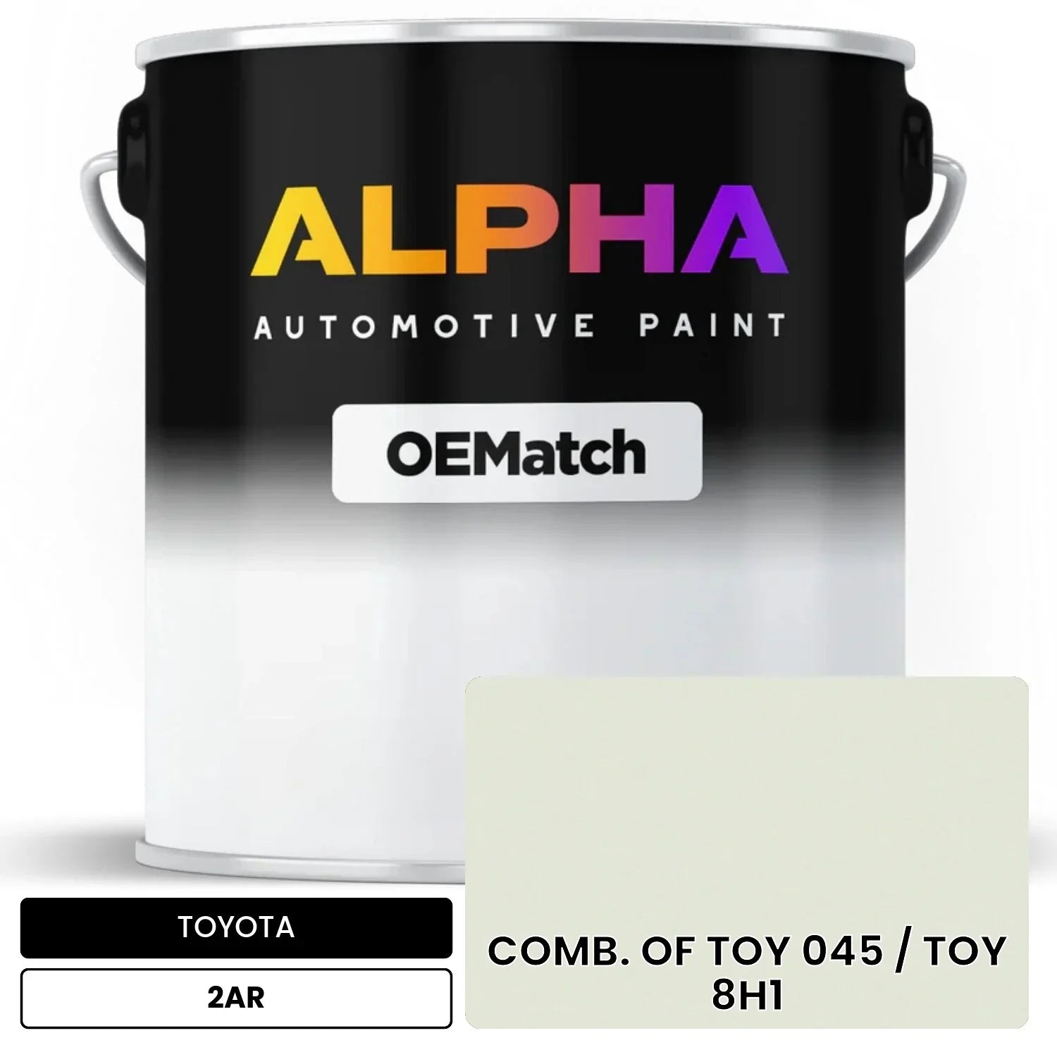 TOYOTA COMB. OF TOY 045 / TOY 8H1 2AR OEMatch Basecoat