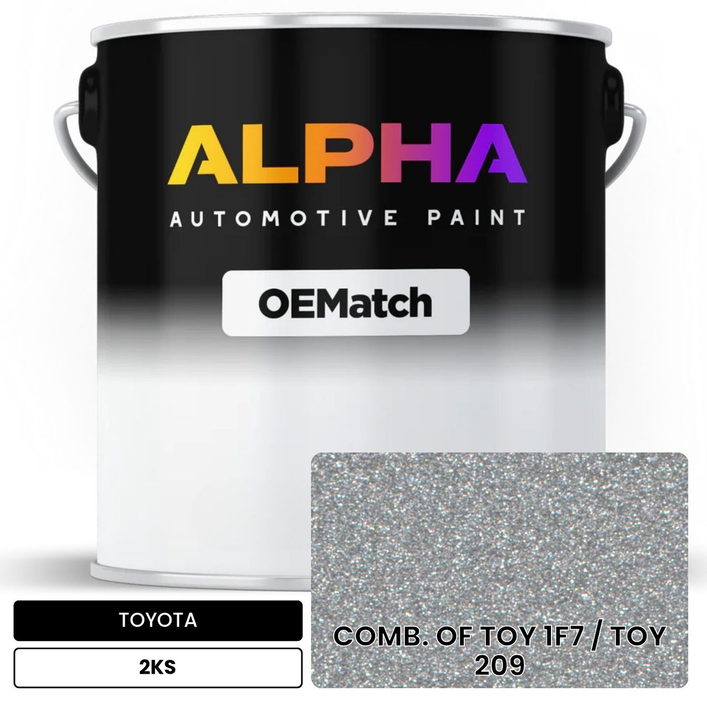TOYOTA COMB. OF TOY 1F7 / TOY 209 2KS OEMatch Basecoat