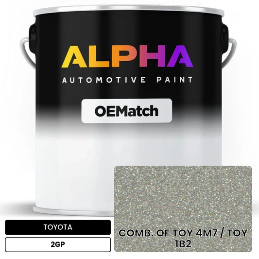 TOYOTA COMB. OF TOY 4M7 / TOY 1B2 2GP OEMatch Basecoat