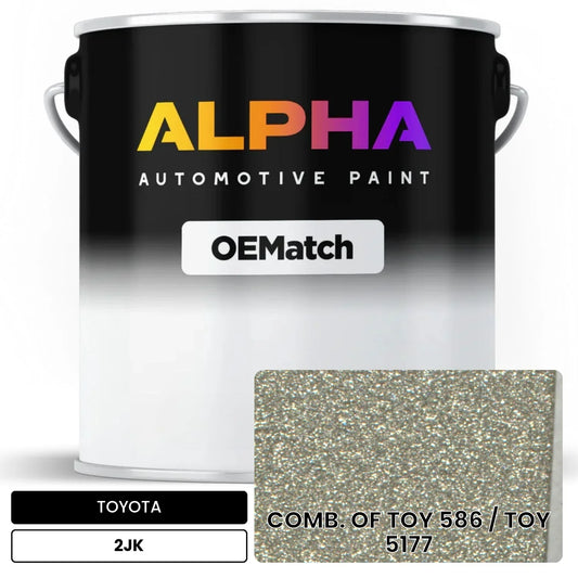 TOYOTA COMB. OF TOY 586 / TOY 5177 2JK OEMatch Basecoat