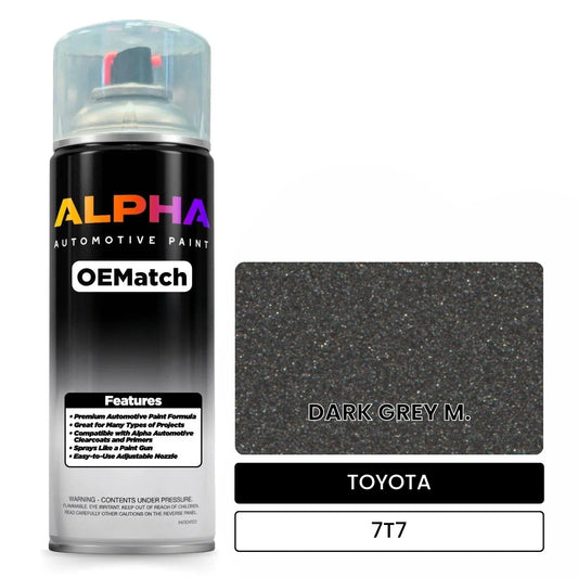 TOYOTA DARK GREY M. 7T7 OEMatch Spraycan
