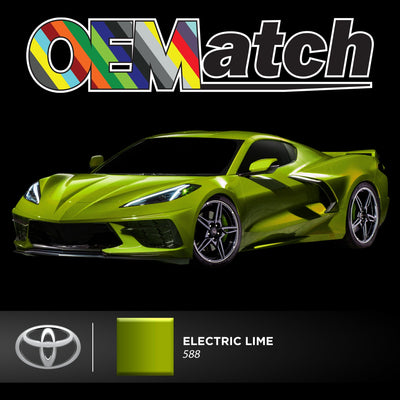 Toyota Electric Lime | OEM Drop-In Pigment - The Spray Source - Alpha Pigments