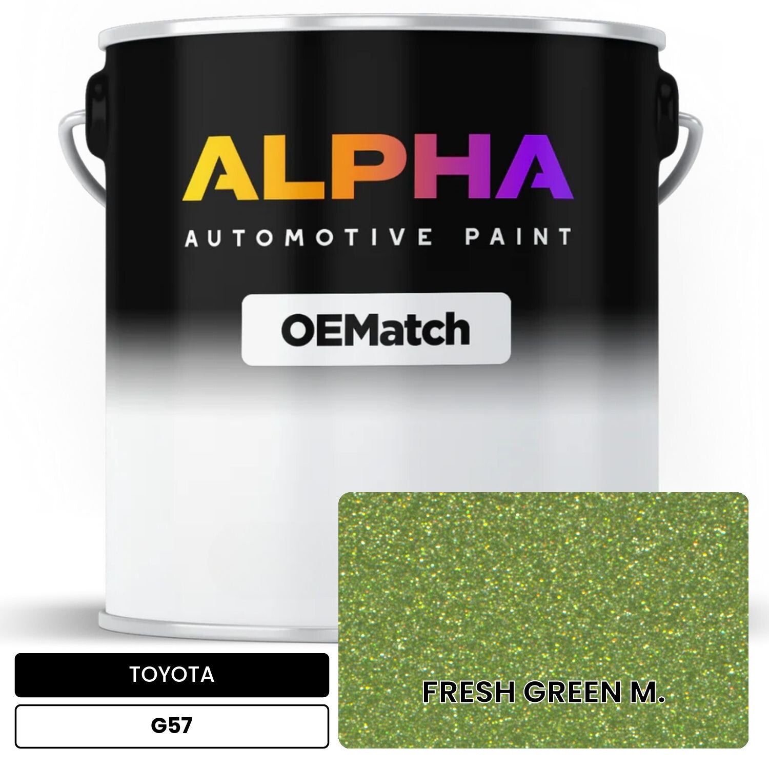 TOYOTA FRESH GREEN M. G57 OEMatch Basecoat