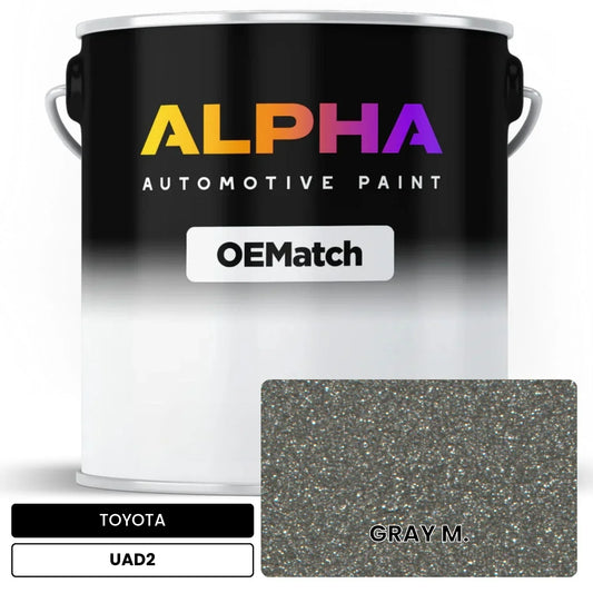 TOYOTA GRAY M. UAD2 OEMatch Basecoat