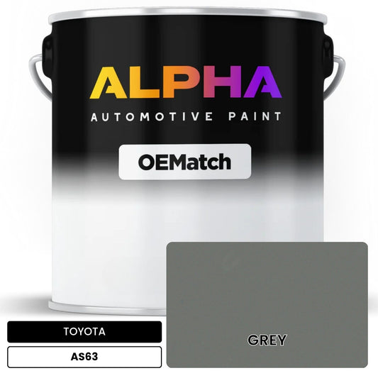 TOYOTA GREY AS63 OEMatch Basecoat