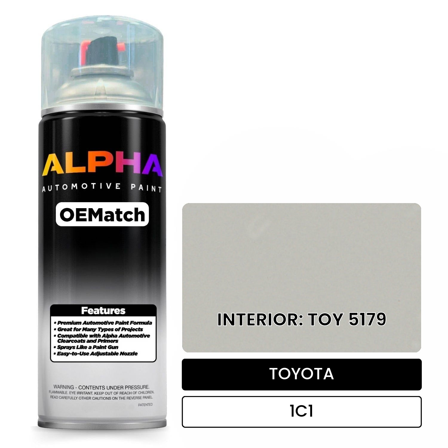 TOYOTA INTERIOR: TOY 5179 1C1 OEMatch Spraycan