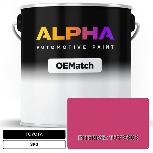 TOYOTA INTERIOR: TOY 8303 3P0 OEMatch Basecoat