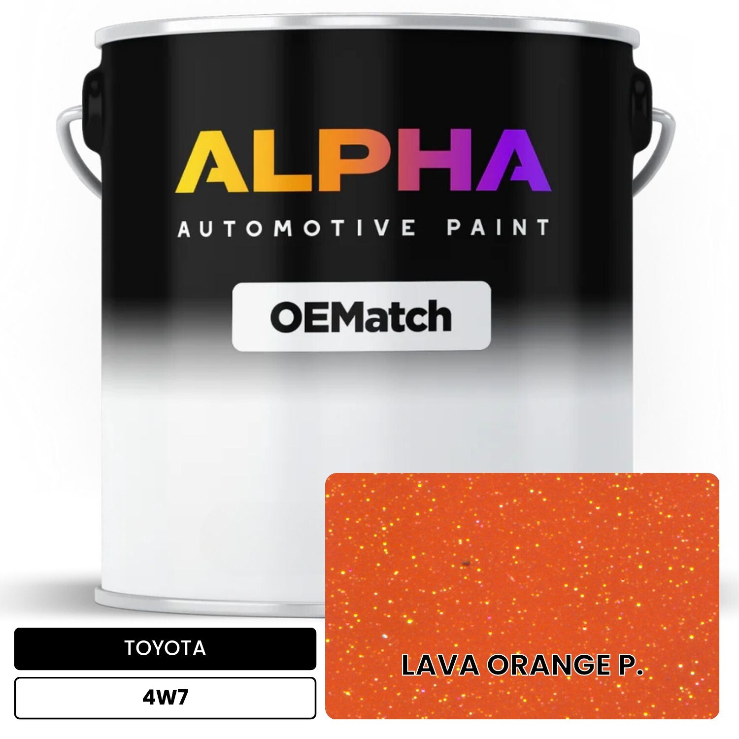 TOYOTA  4W7 OEMatch Basecoat