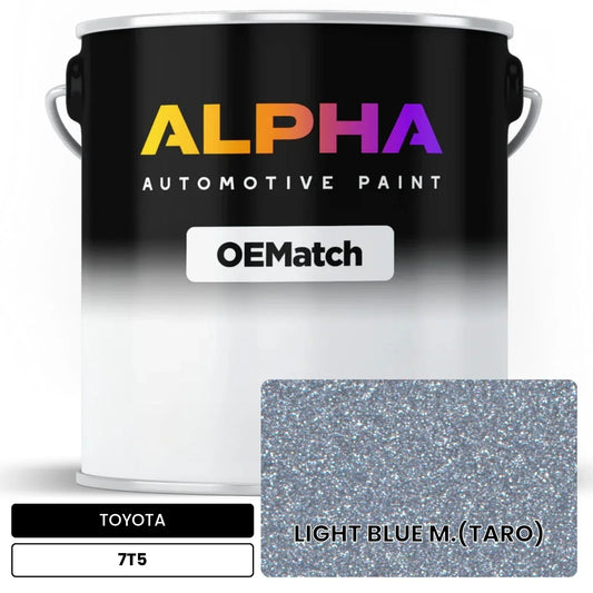 TOYOTA LIGHT BLUE M.(TARO) 7T5 OEMatch Basecoat