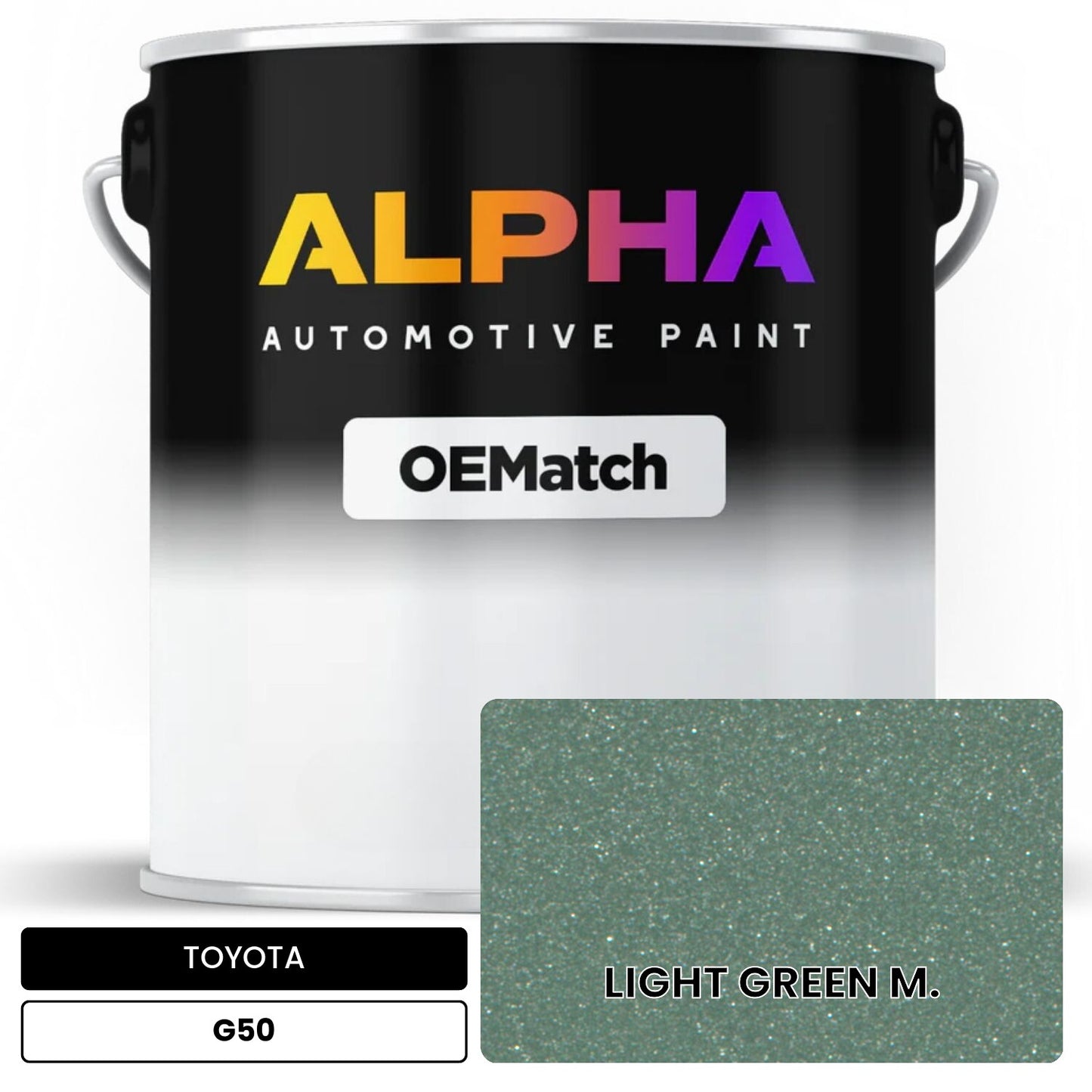TOYOTA LIGHT GREEN M. G50 OEMatch Basecoat