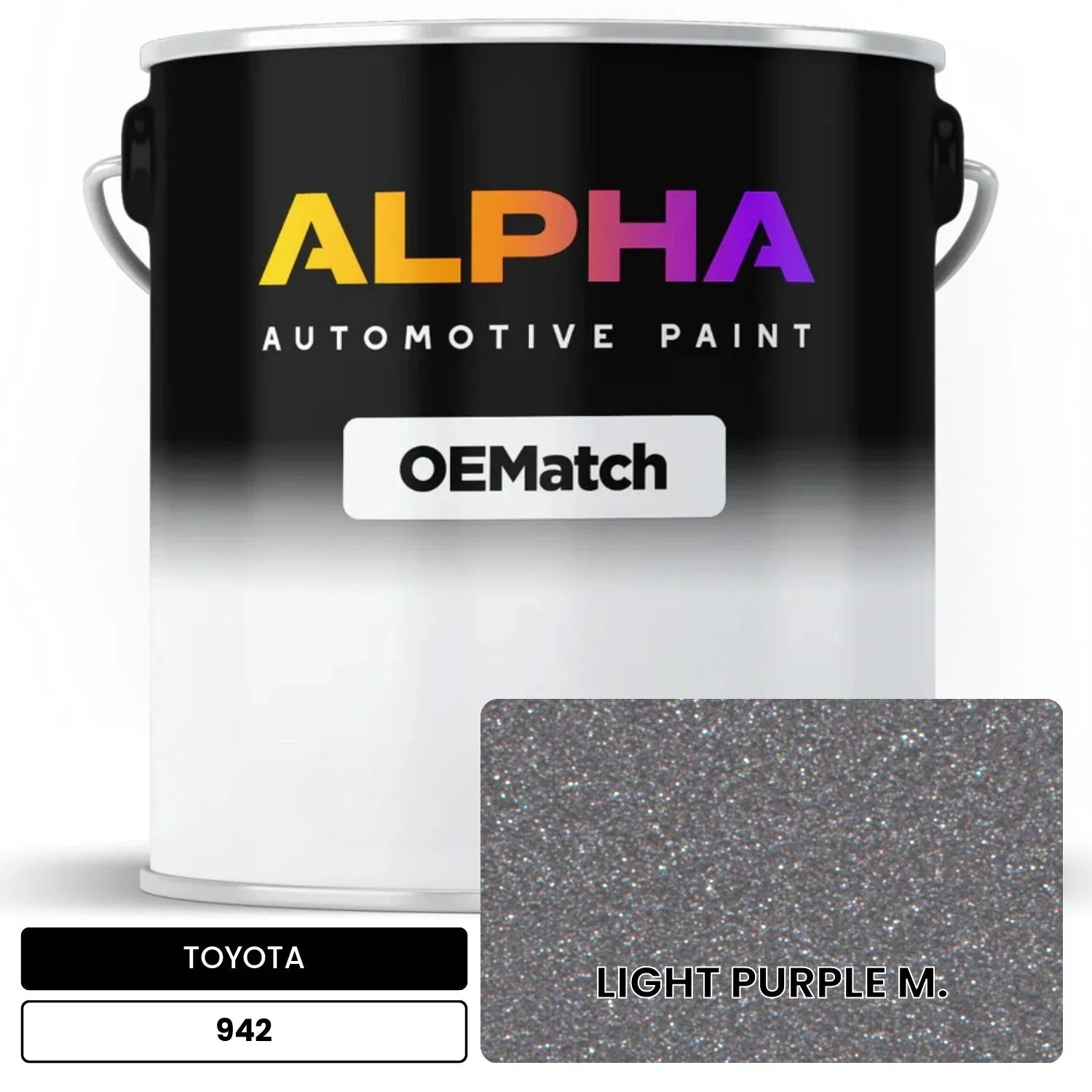 TOYOTA LIGHT PURPLE M. 942 OEMatch Basecoat