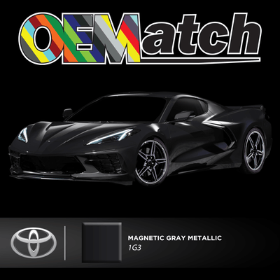 Toyota Magnetic Gray Metallic | OEM Drop-In Pigment - The Spray Source - Alpha Pigments