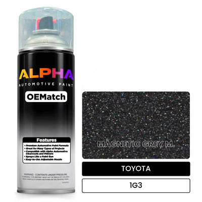 TOYOTA MAGNETIC GREY M. 1G3 | OEMatch Automotive Spraycan