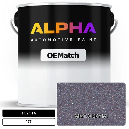 TOYOTA MIST GREY M. 177 OEMatch Basecoat