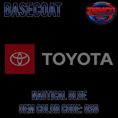 Toyota Nautical Blue | 8S6 | 2006-2023 | OEM Basecoat - The Spray Source - Tamco Paint Manufacturing