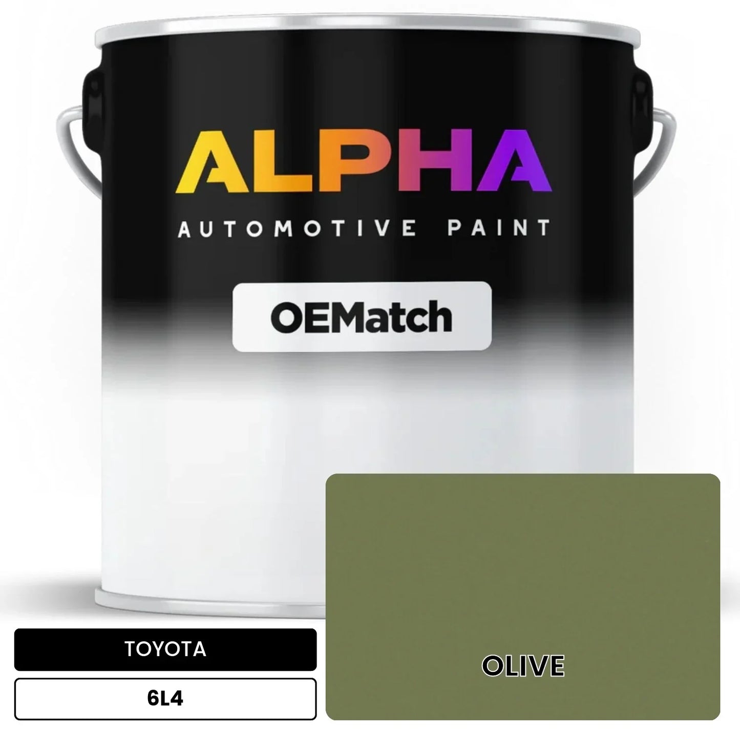 TOYOTA OLIVE 6L4 OEMatch Basecoat